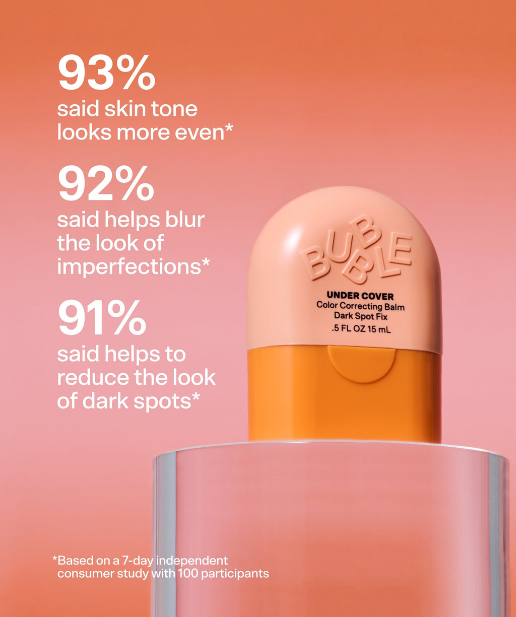 Bubble Skincare Under Cover